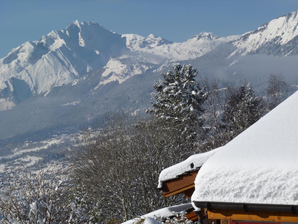 Chalet Des Alpes - Sunset View - Crans-Montana Exterior foto