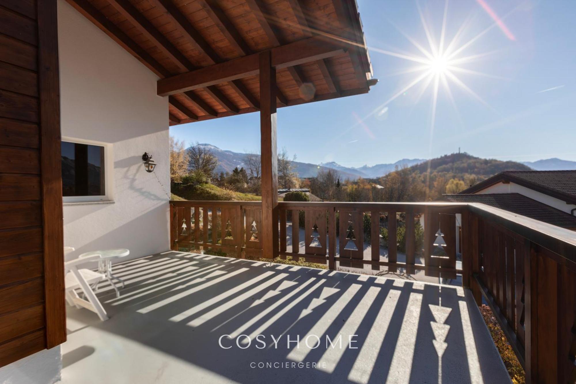 Chalet Des Alpes - Sunset View - Crans-Montana Exterior foto